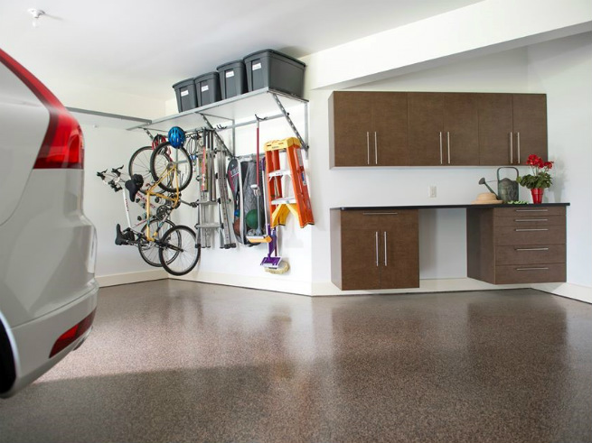 Beautifully organized garage after The Garage Glowup transformation